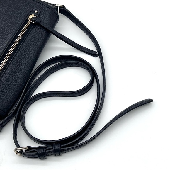 Kate Spade Black Pebbled Leather Crossbody Bag GUC - Picture 15 of 16